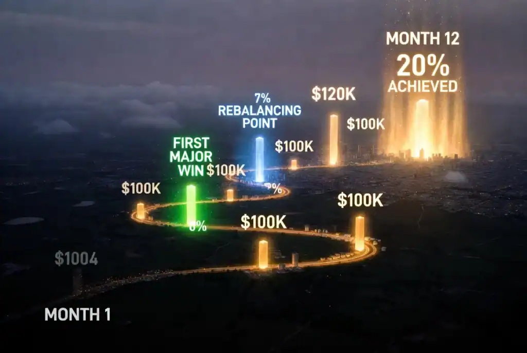 Tokenized alternative investments portfolio allocation chart showing 20% returns in 2026
