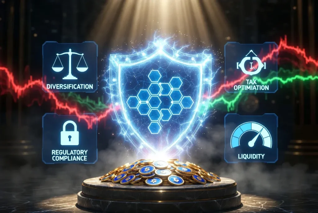 Tokenized alternative investments portfolio allocation chart showing 20% returns in 2026
