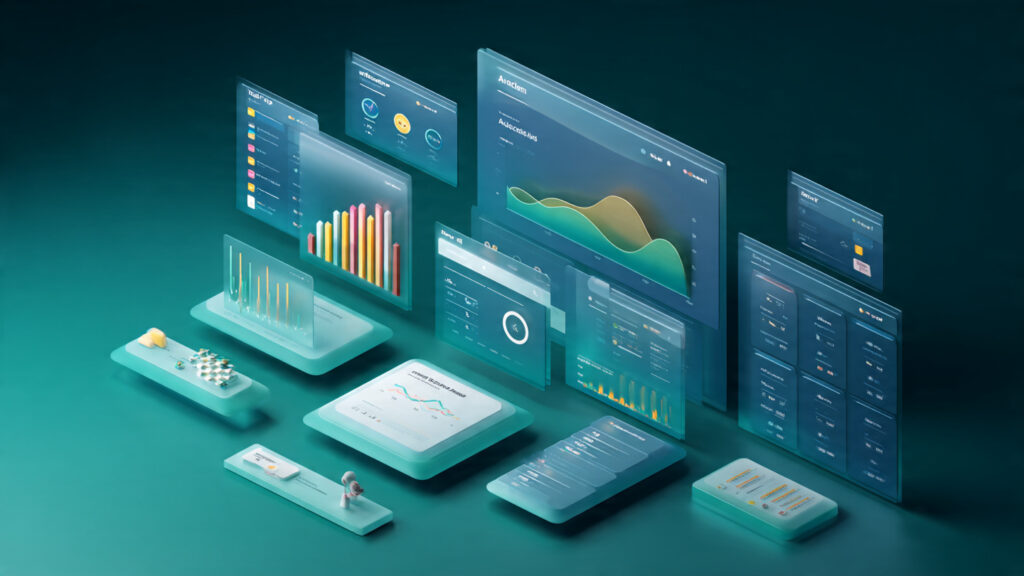 AI-powered CRM dashboard showing automated lead scoring, pipeline stage progression, and sales activity recommendations for small business
